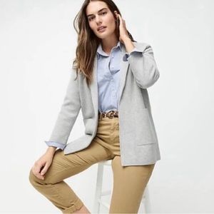 J. Crew Grey Sweater Blazer Size S